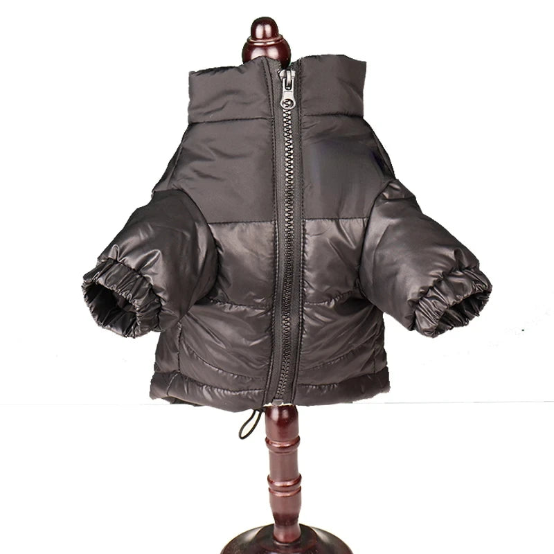 Large Winter Pet Dog Clothes Warm Windproof Jacket Small Medium Dog Reflective Coat