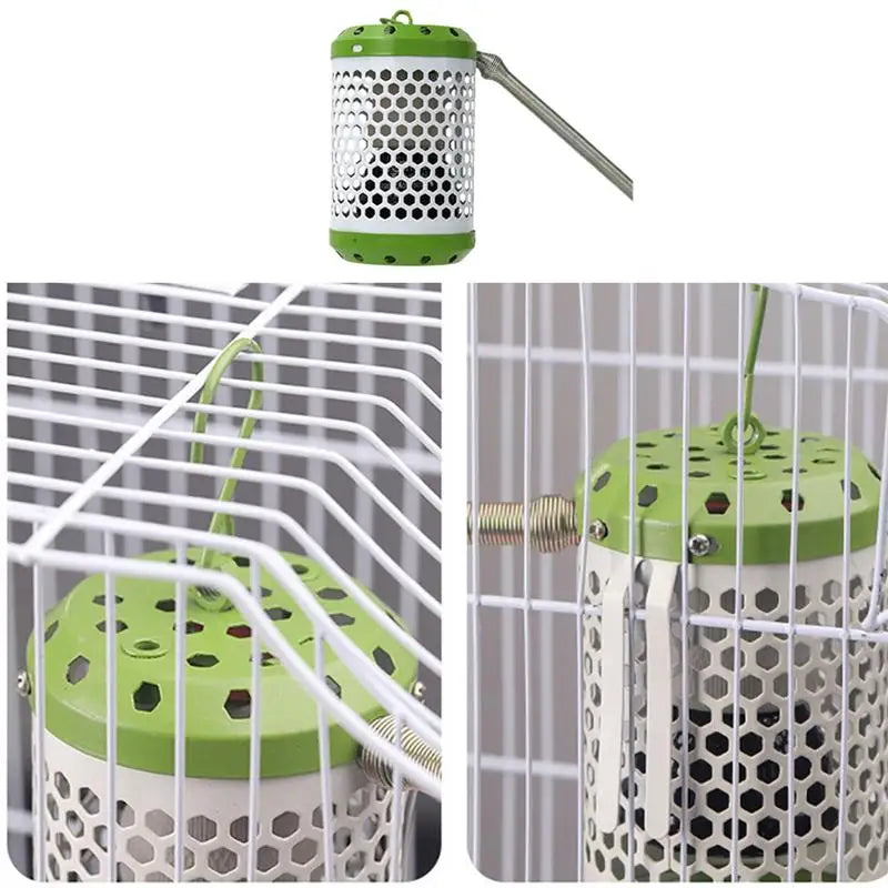Anti-Scald Heating Lamp Holder Cage Accessories Bird Supplies Mesh Cage