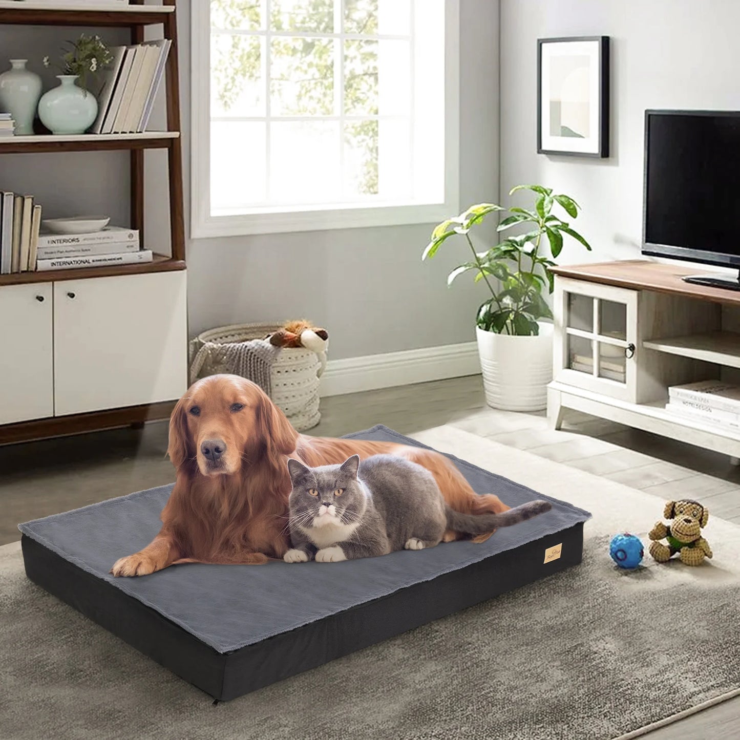 Washable Orthopedic Dog Bed for Large Dogs