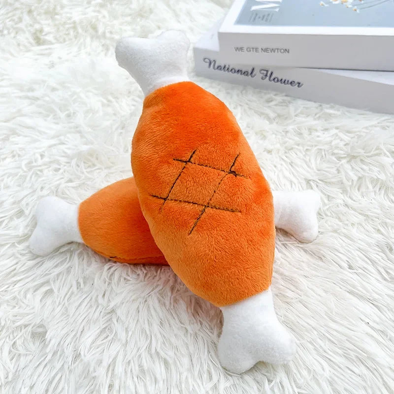 Plush Companion Sleeping Duck Dog Toys for Small Large Dogs Bite Resistant