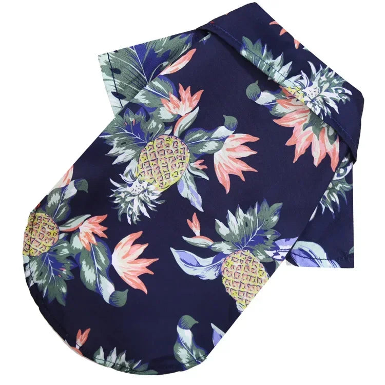 Hawaiian Style Pet Dog Clothe Summer SandBeach Dog Shirts for Small Medium Dogs Puppy Cat Clothing