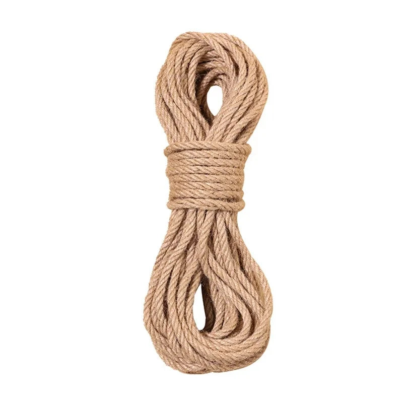 2/5M Durable Natural Hemp Rope Natural Sisal Cat Claw Pole Replacement Rope