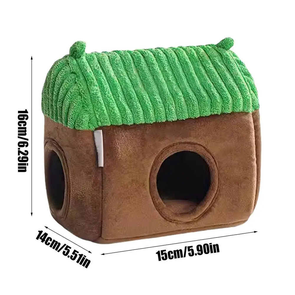 Small Animal Tube Cage House Hamster  Guinea Tunnel House Double Sided
