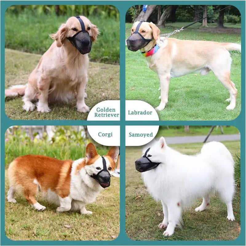 Pet Dog Muzzles Adjustable
