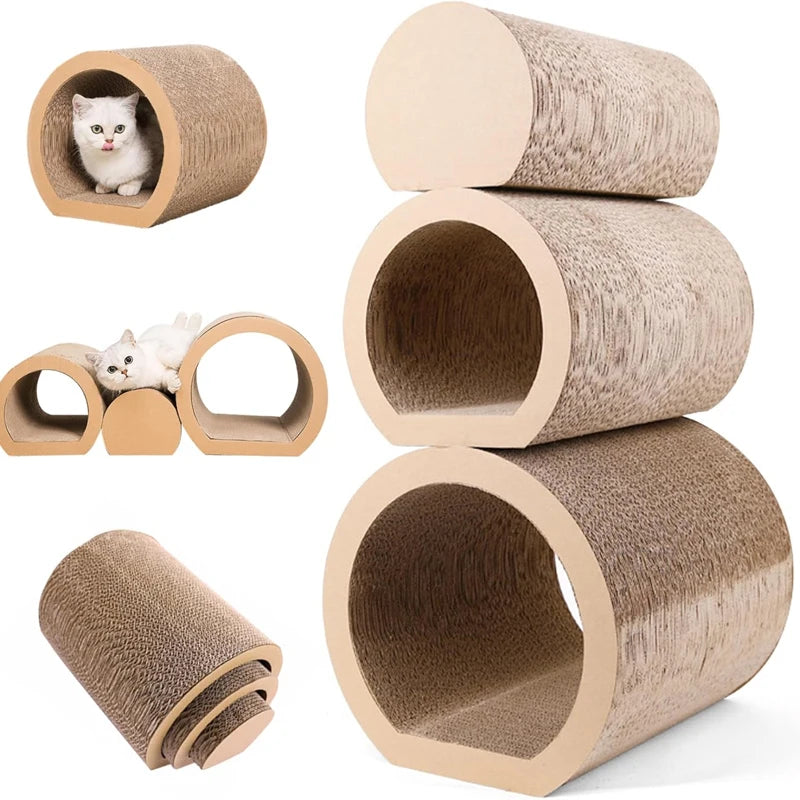3 in 1 Cat Scratching Board Cardboard Reversible Cat Scratching Board