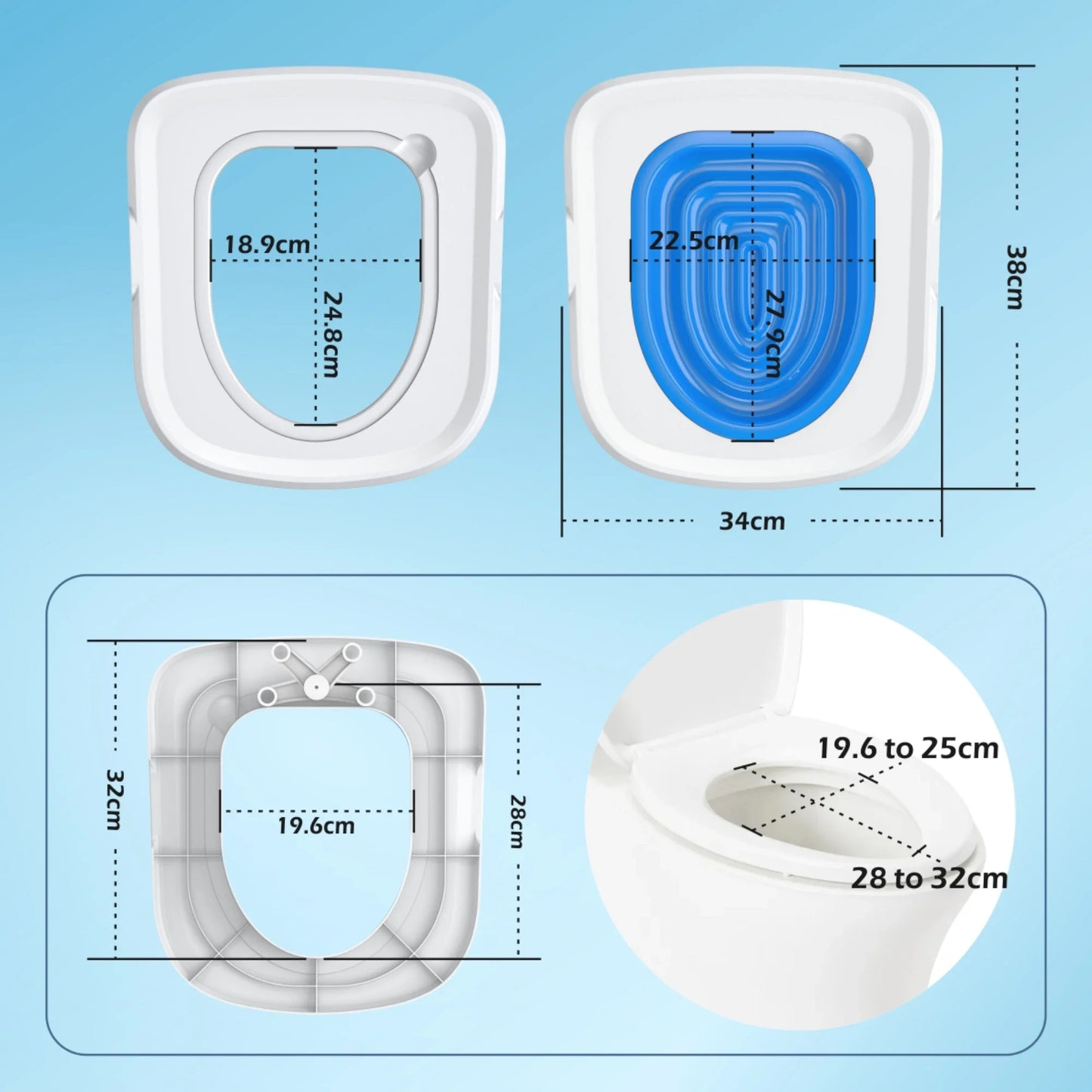 Pet Cat and Dog Toilet Training Artifact Kit Sand Tray Toilet Removable Reusable Trainer