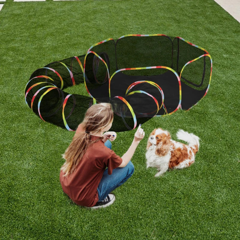 Outdoor Cat Cage Tunnel Enclosure