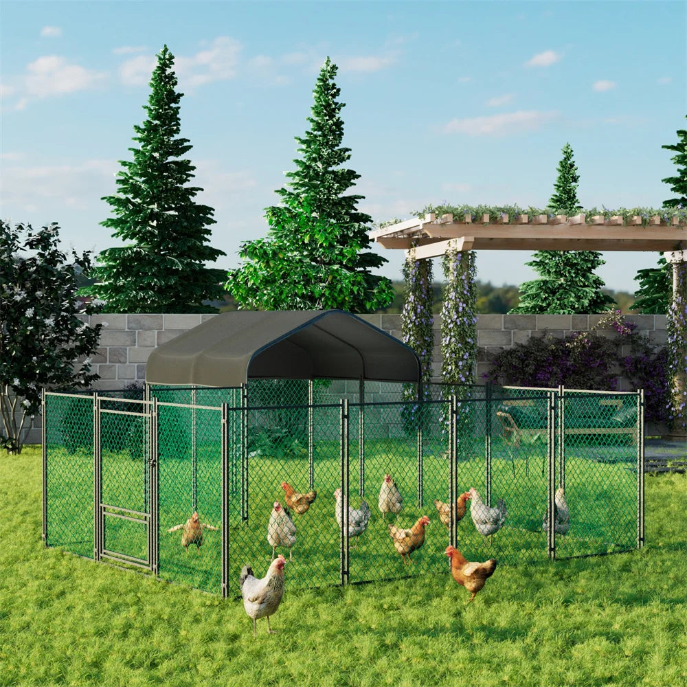 Heavy Duty XXL Chicken Run Coop Cage Walk