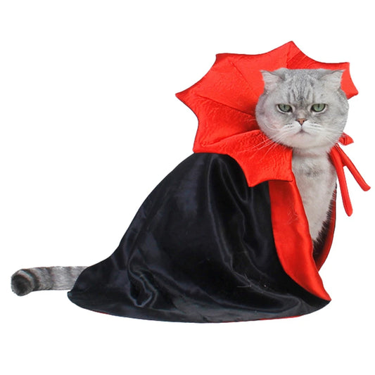 Vampire Cloak For Small Dog Cat Halloween