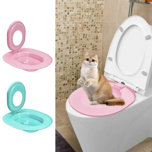 Cat Toilet Trainer Sand Box Cat Trainer Reusable Urinal Seat Potty