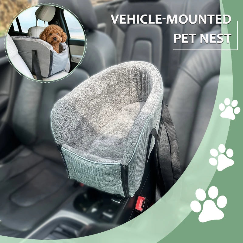 Pet Car Seat for Cats and Dogs, Car Dashboard Cat Bed, Car Seat Mat,