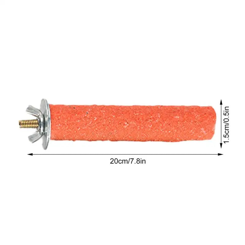 Parrot Frosted Perch Stand For Cage Claw Sharpening Cage Perch