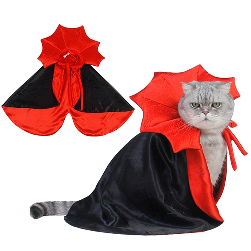 Vampire Cloak For Small Dog Cat Halloween
