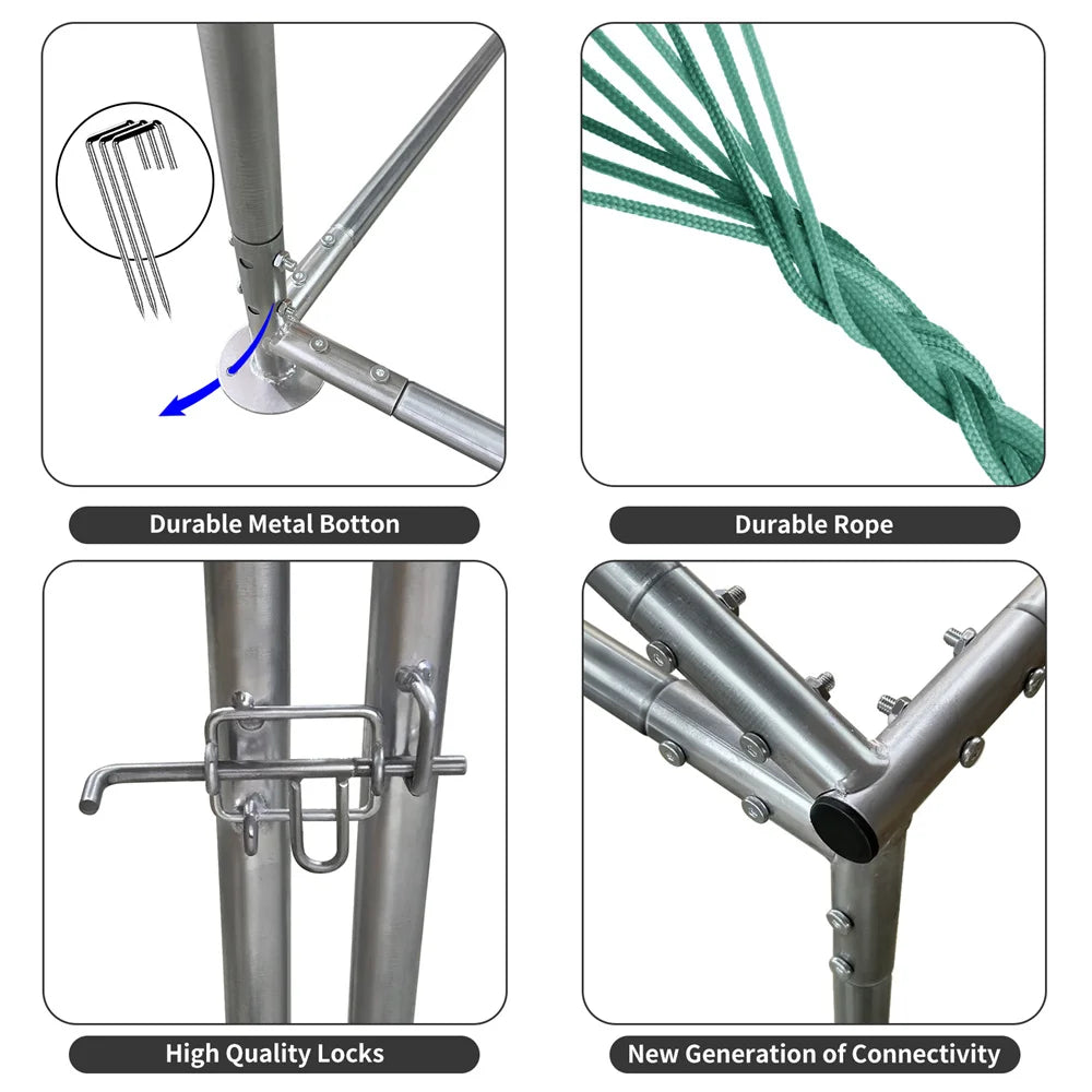 XXL XL Large Outdoor Chicken Run Coop Heavy Duty Walk-In Chicken Coop