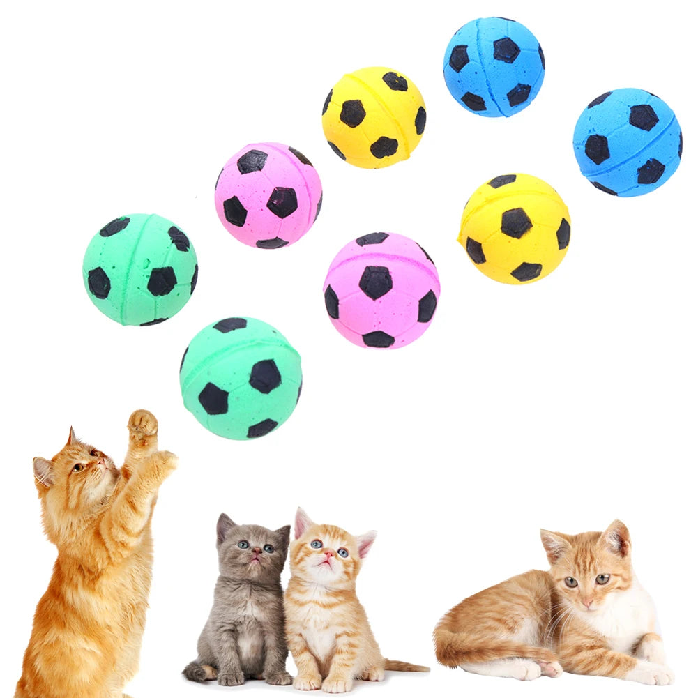 12pcs Pet Interactive Toy Ball Cut Soft Mini Dog Fumble Fetch Ball