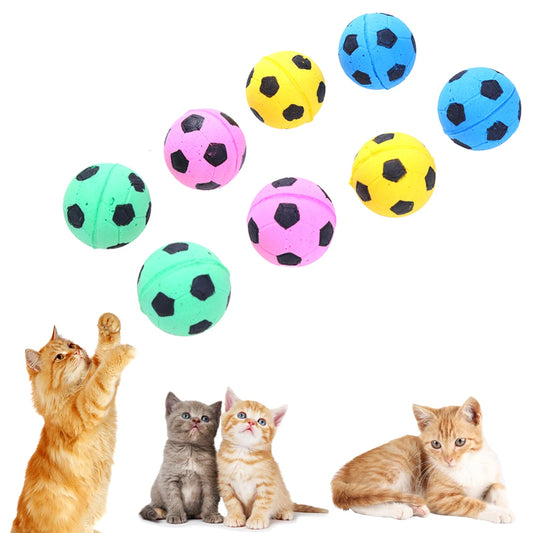 12pcs Pet Interactive Toy Ball Cut Soft Mini Dog Fumble Fetch Ball