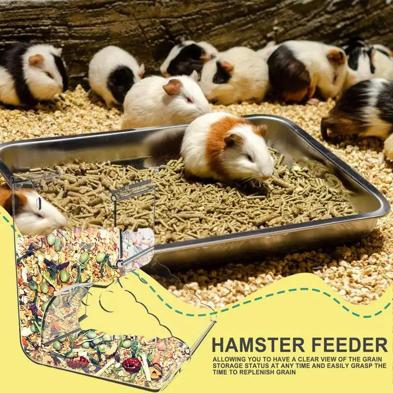 Pet Food Bowl Clear Ferret Cage Bottle