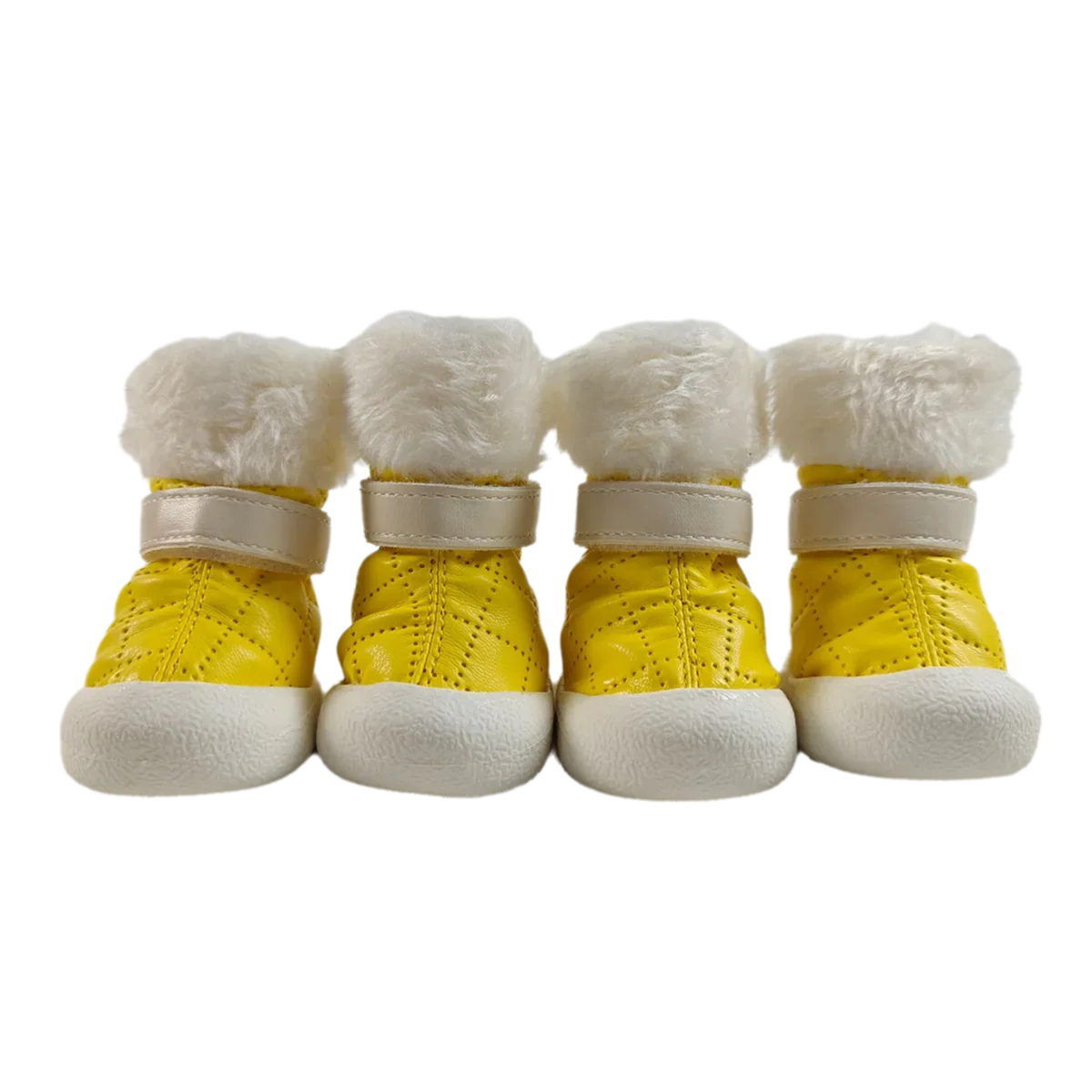 4pcs Winter Dog shoes pet Shoes Warm Fleece Puppy Pet Shoes Dog Snow Boots