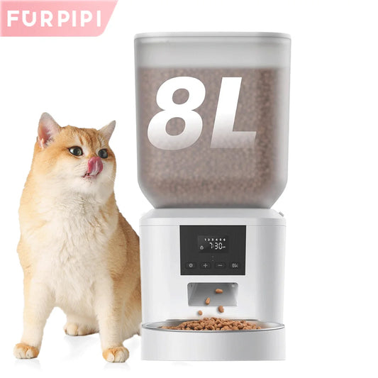 Automatic Cat Dog Feeders with Key Control