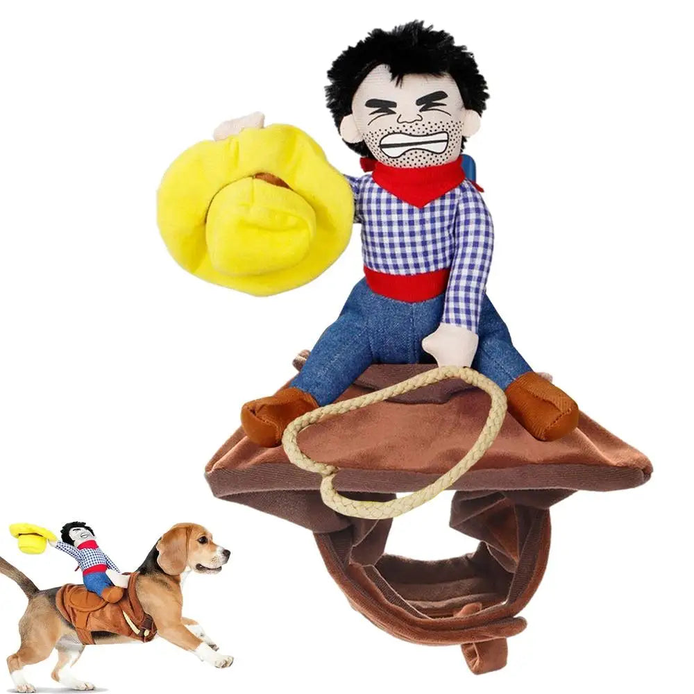 Dog Cowboy Costume With Loop Fasteners Dog Halloween Costumes