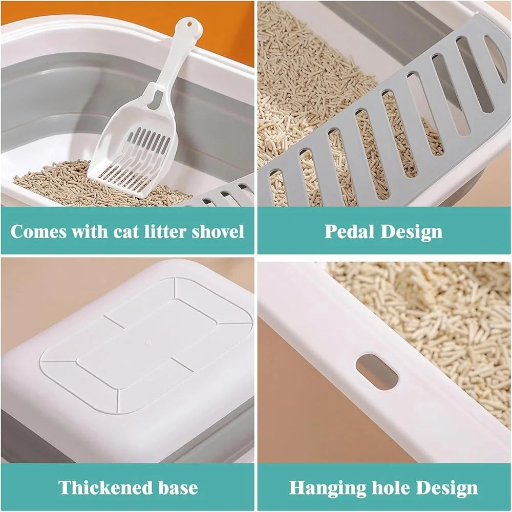 Foldable Cat Litter Box Waterproof