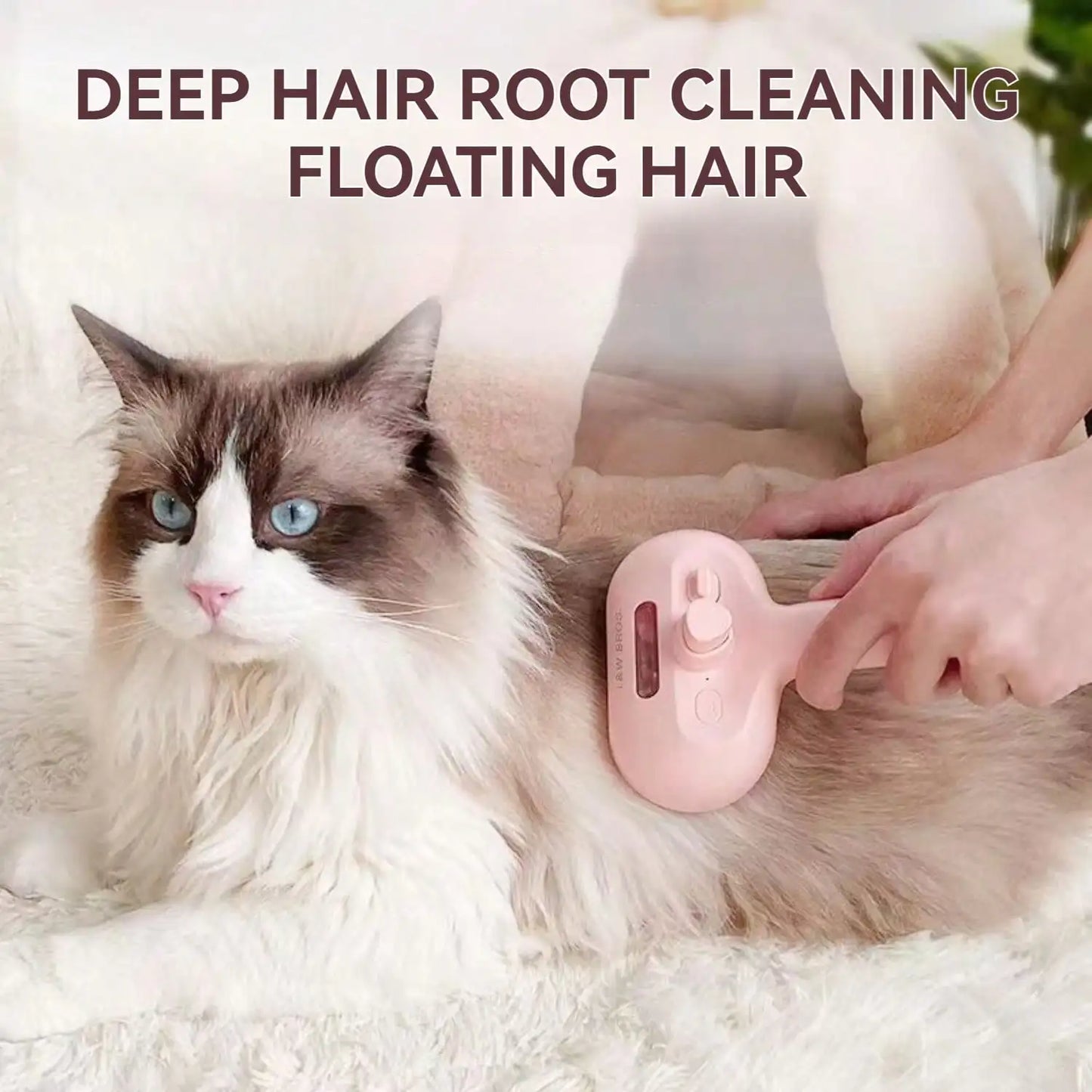 Cat Dog Steam Brush,  Pet Spray Hair Removal Comb