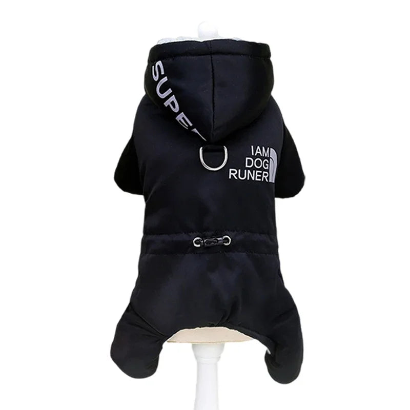 Thicken Warm Dog Jumpsuit Winter Pet Dogs Clothes  Coat Waterproof Hoodie