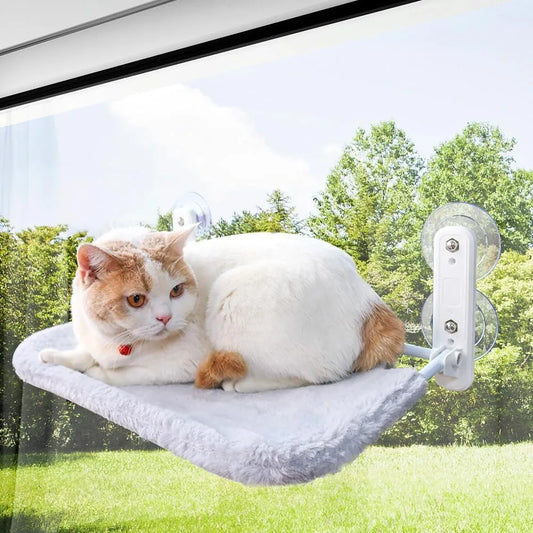 Durable Hanging Bed for Cats and Kittens, Space-Saving Design, Easy to Install