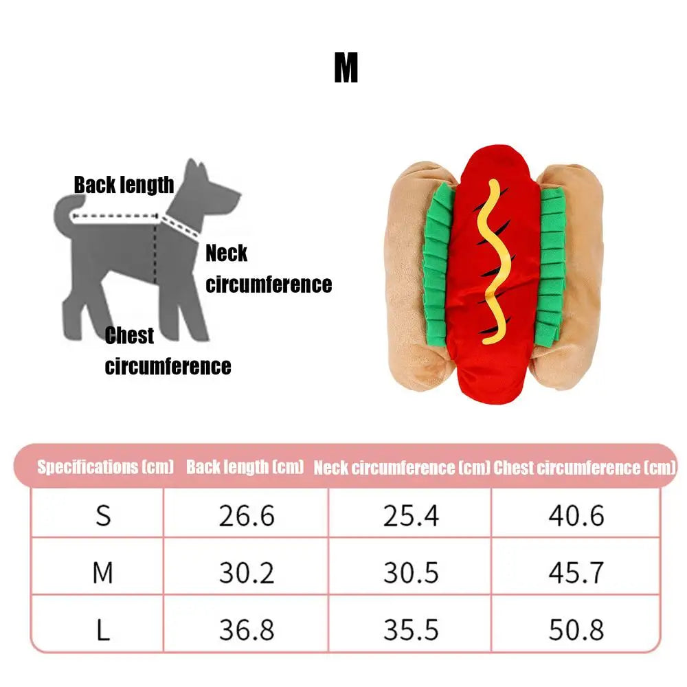 Pet Hot Dog Costume