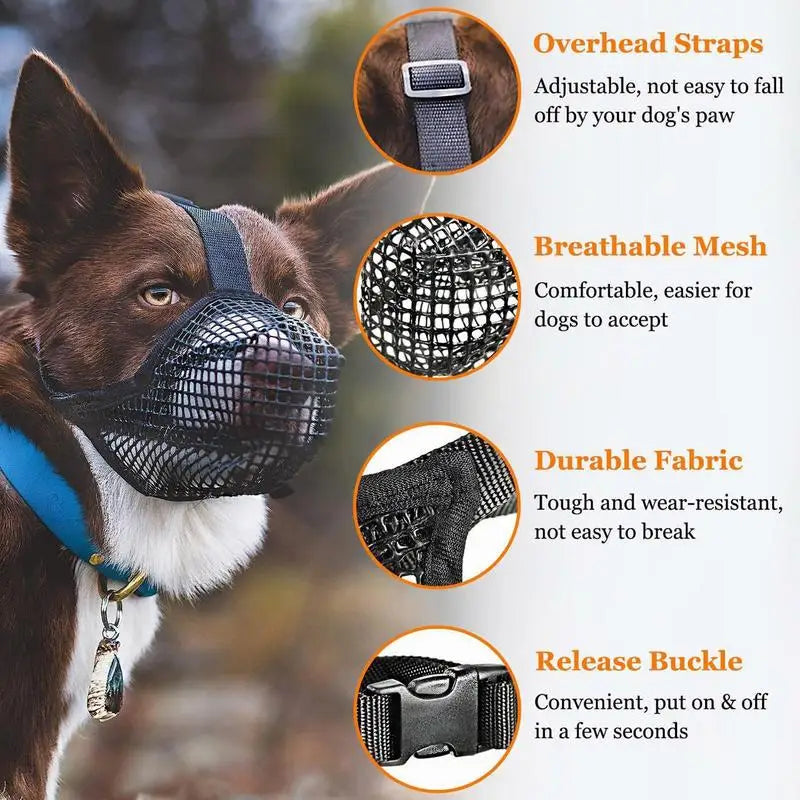 Pet Dog Muzzles Adjustable