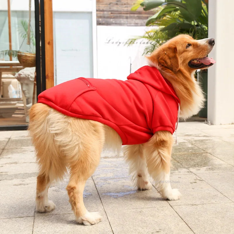 Big Dog Pet Hoodies Clothes 2XL-5XL for Medium Large