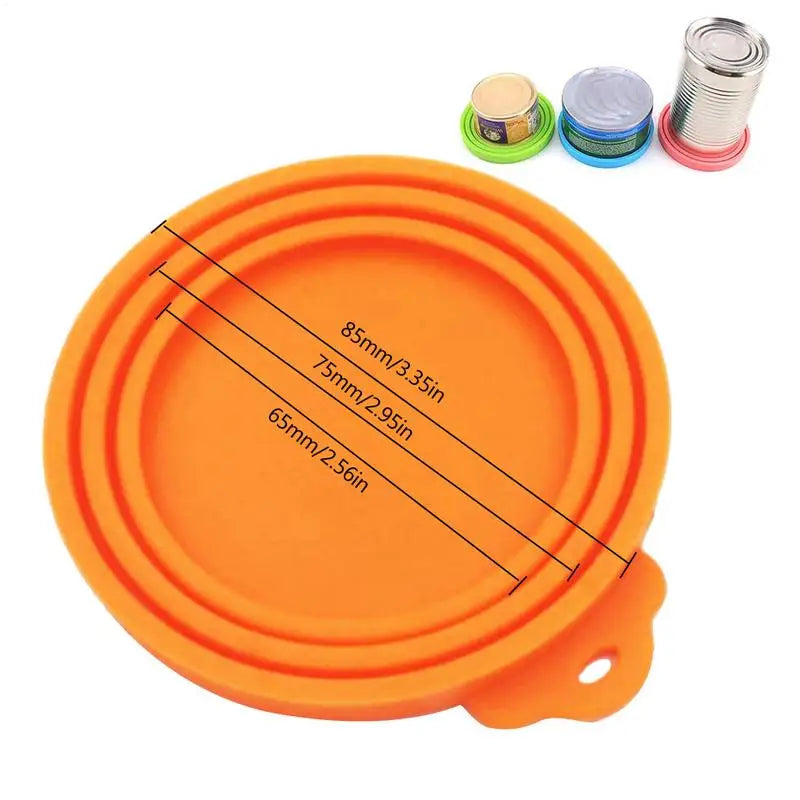 Silicone Canned Lid Reusable Pet Food Can Cover