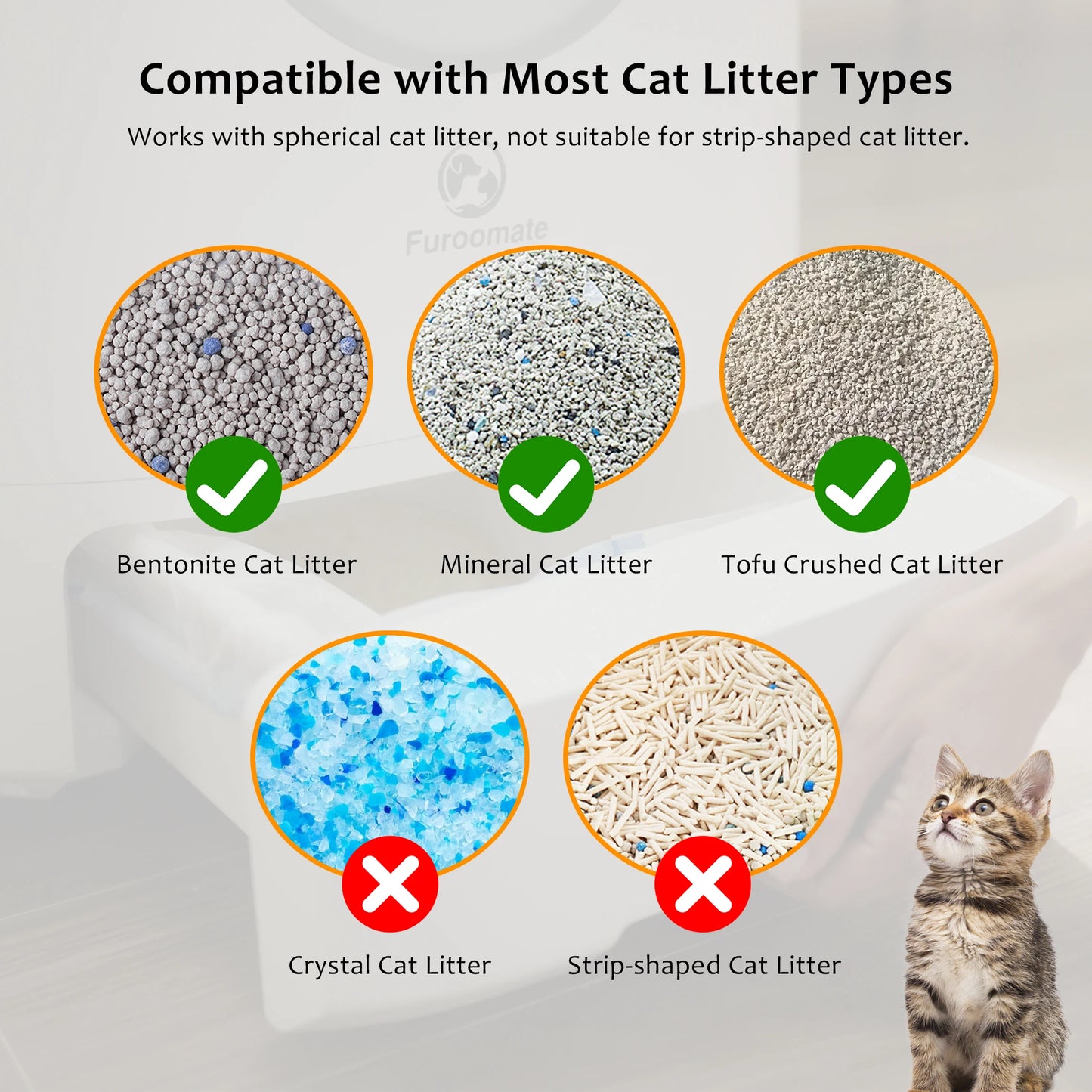 Self-Cleaning Cat Litter Box Open-Top Design with Advanced Safety Sensors