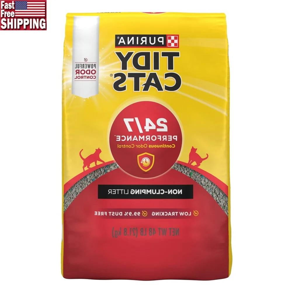 Multi-Cat Non-Clumping Cat Litter 48lb Odor Control Low Dust Clay Litter