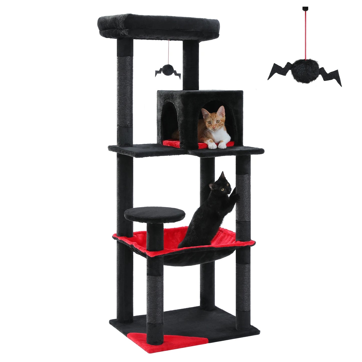 Cat Tree for Large Cats with Hammock