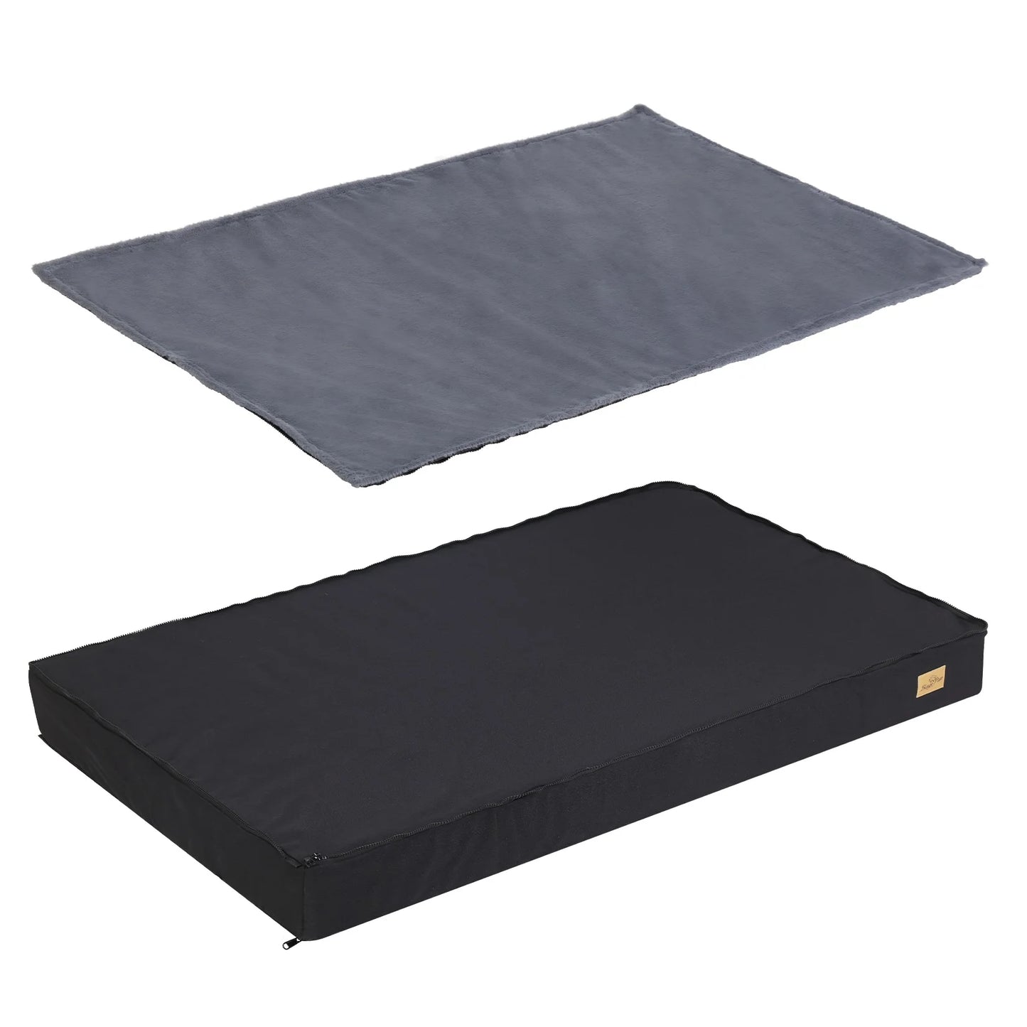 Dog Bed  Pet Orthopedic Bed Memory Foam Base Crate Mattess Cushion with Washable Cover Waterproof