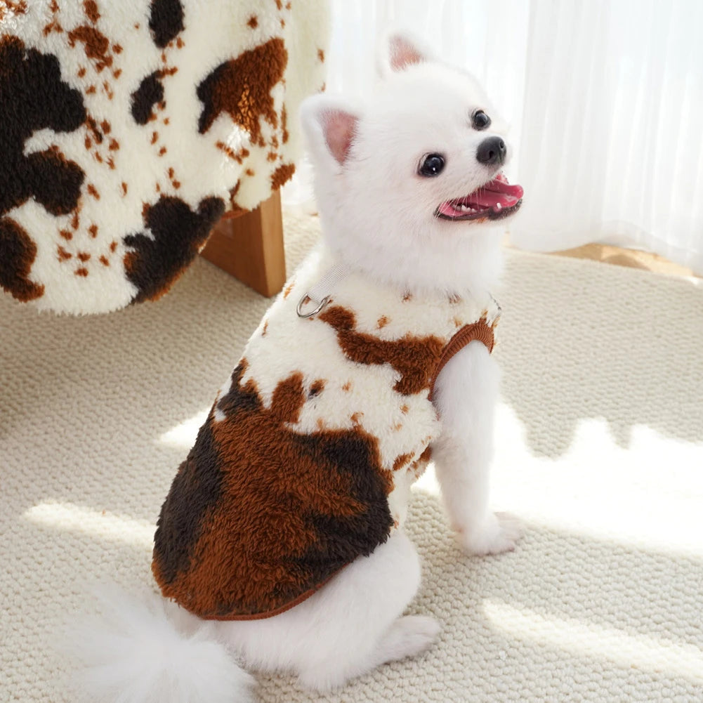 Warm Flannel Clothes Winter Dog Cat Coat Pet Clothes