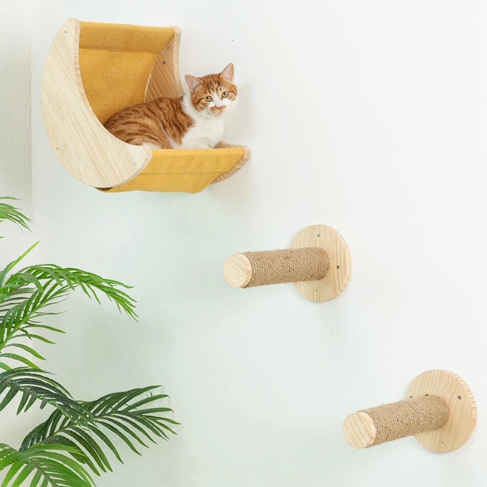 Cat Shelf Wall Hammock Climbing Shelves