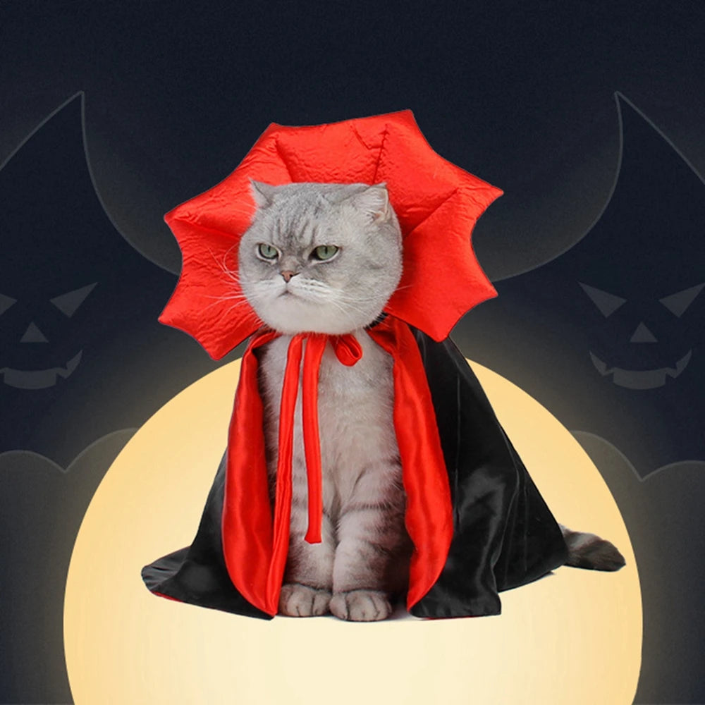 Vampire Cloak For Small Dog Cat Halloween