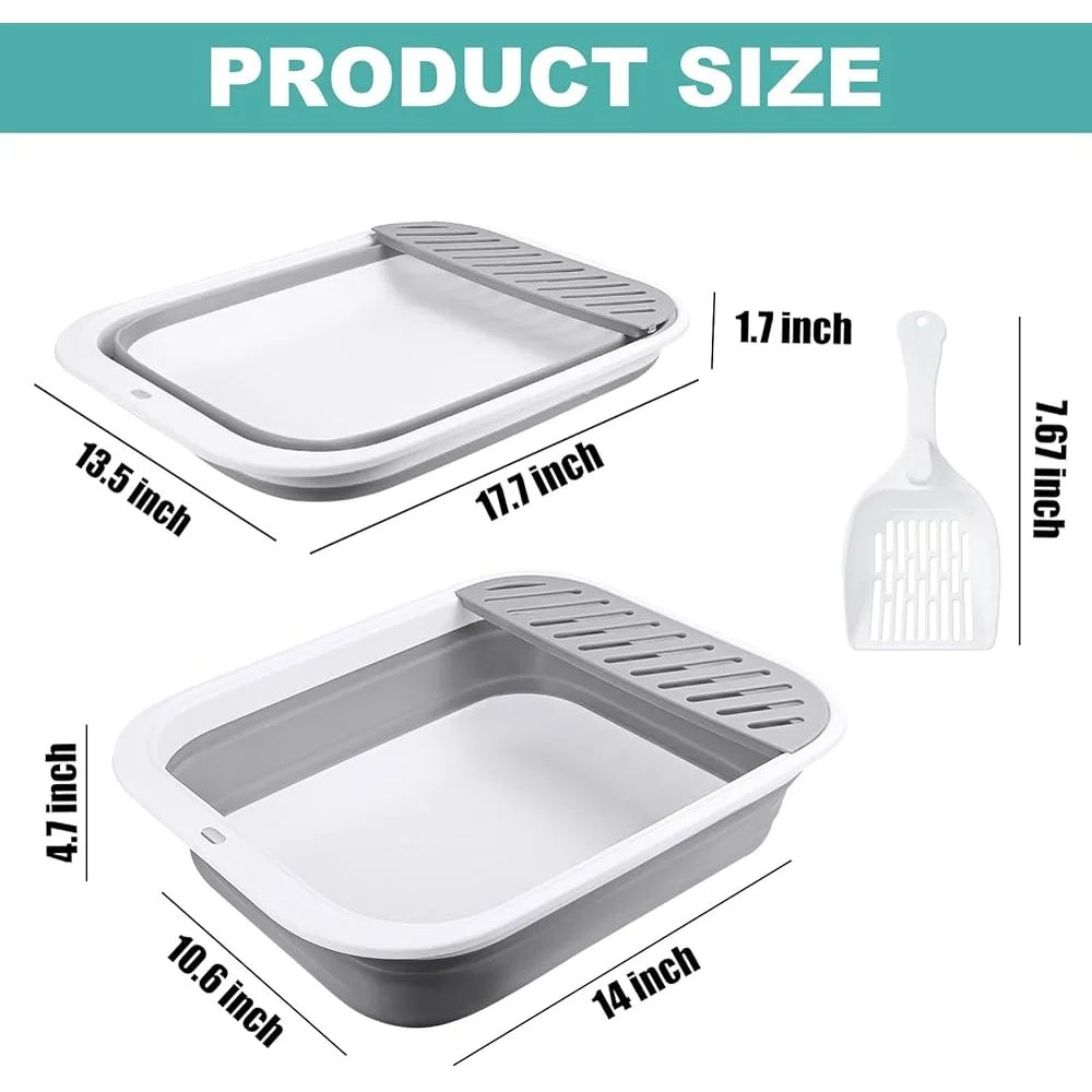 Foldable Cat Litter Box Waterproof