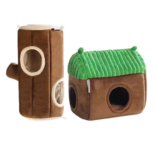 Small Animal Tube Cage House Hamster  Guinea Tunnel House Double Sided