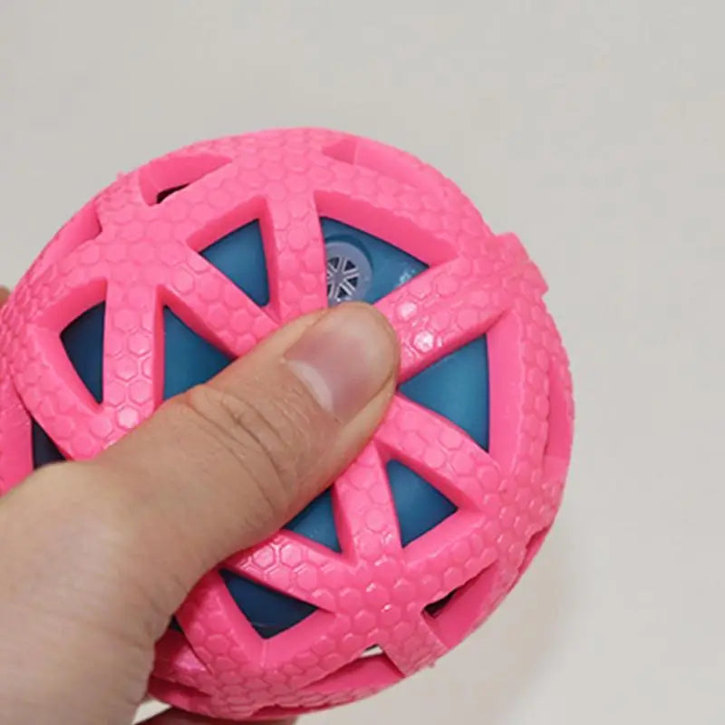 Dog Fetch Ball Treat Dispenser Fun Sounds Interactive Dog Toys