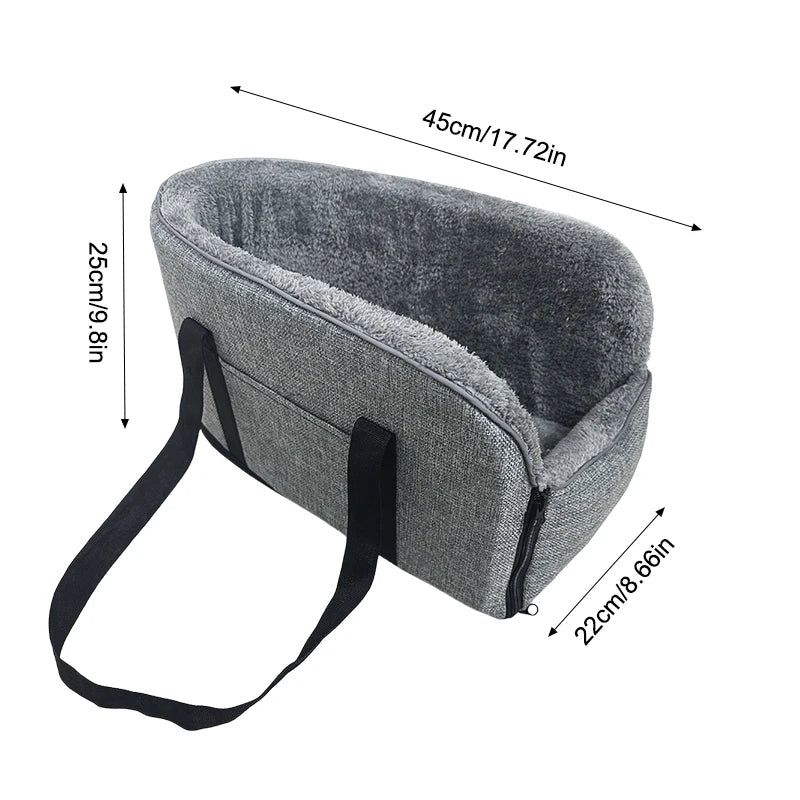 Pet Car Seat for Cats and Dogs, Car Dashboard Cat Bed, Car Seat Mat,