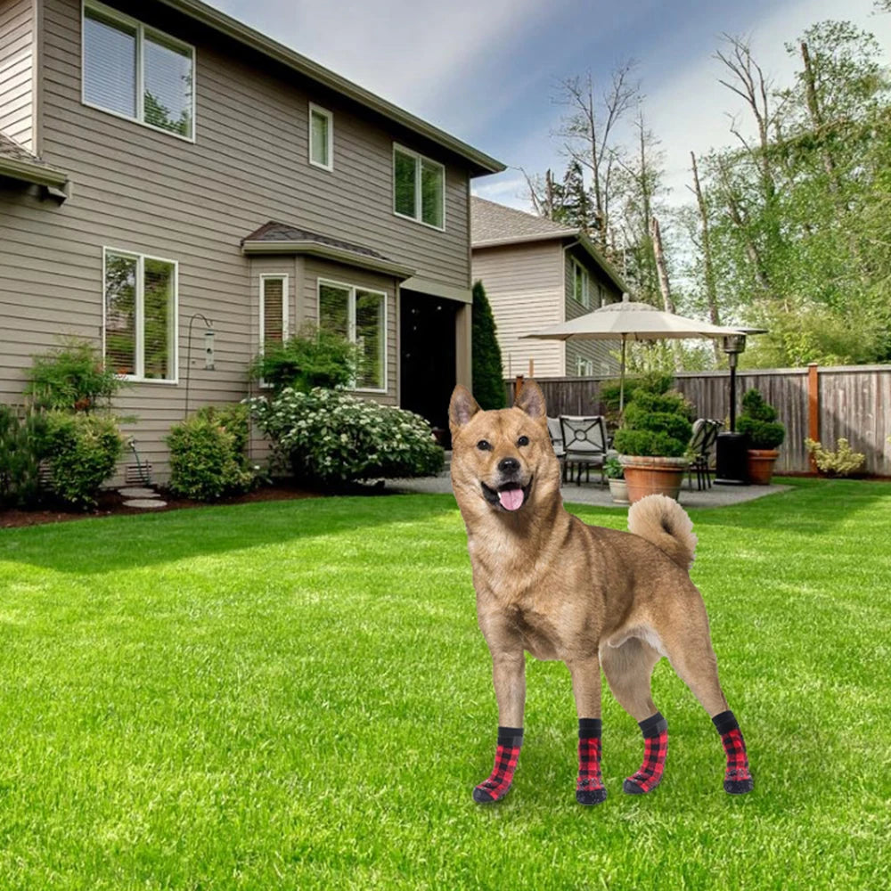 Pet Socks Foot Cover Cat And Dog Socks Outdoor Non-Slip Waterproof Shoes