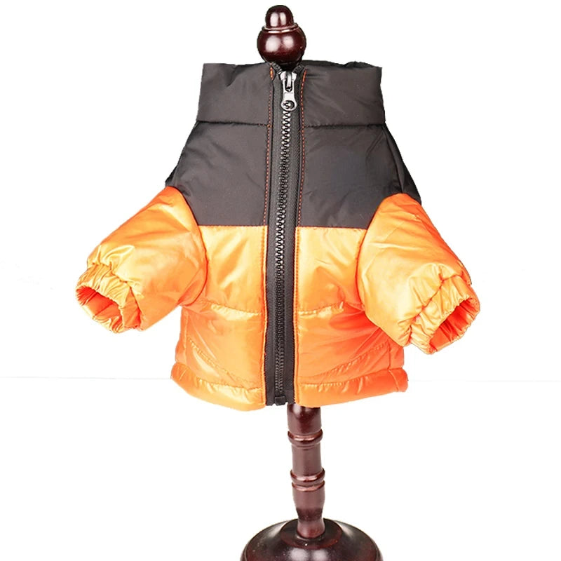 Large Winter Pet Dog Clothes Warm Windproof Jacket Small Medium Dog Reflective Coat