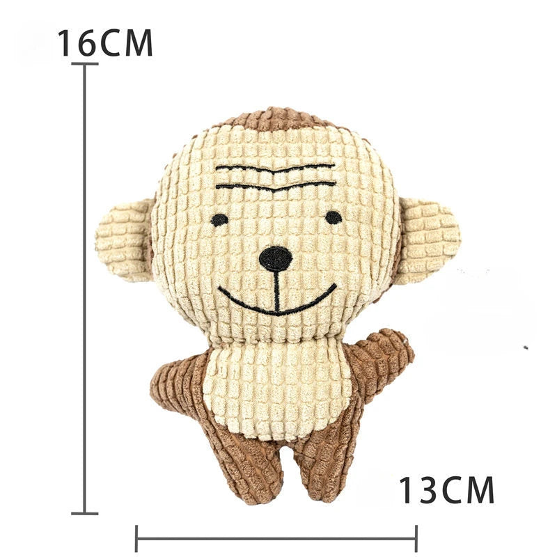 Plush Companion Sleeping Duck Dog Toys for Small Large Dogs Bite Resistant