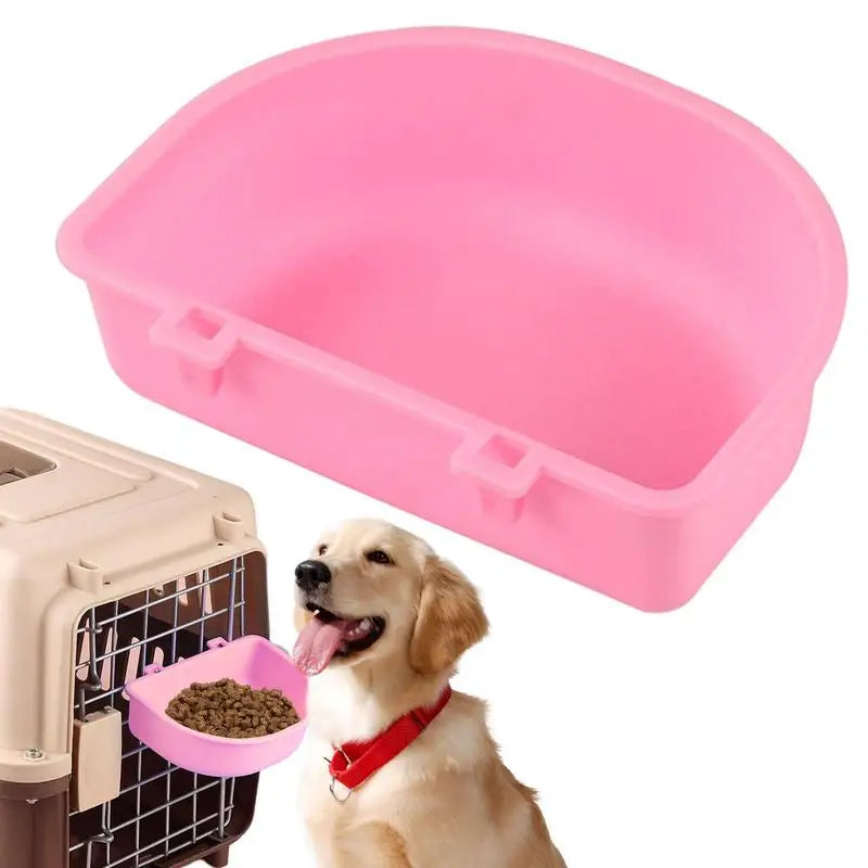 Small Pet Food Feeder Bowl Hamster Cage Hook Up Hanging Bowl Water Drinking Device Bird Squirrel Rabbits Feeding Cup